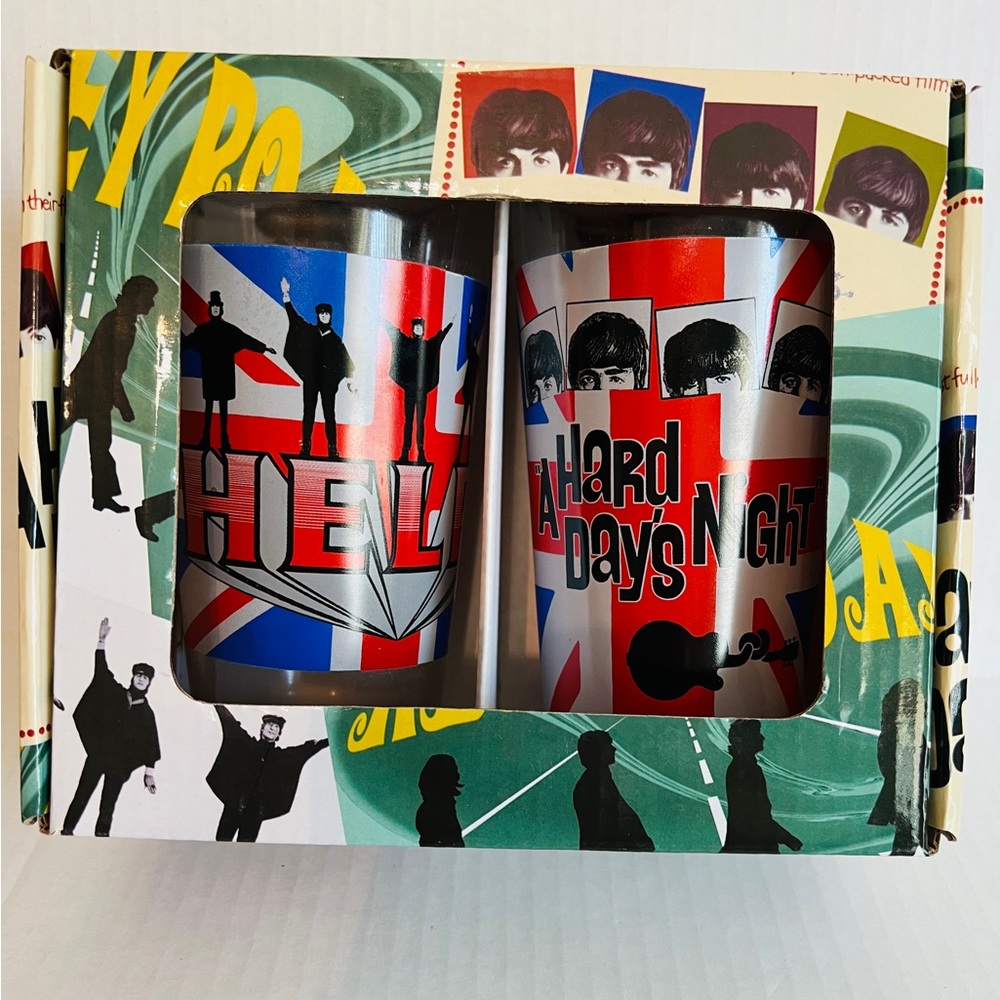 Radio Days Glassware Set Beatles 1985